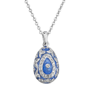 Necklace with Blue Decoration