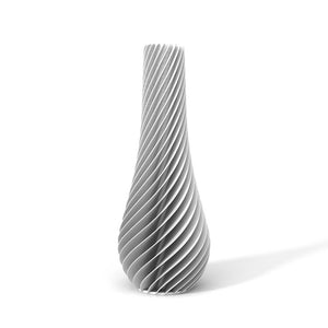 White Spiral Vase