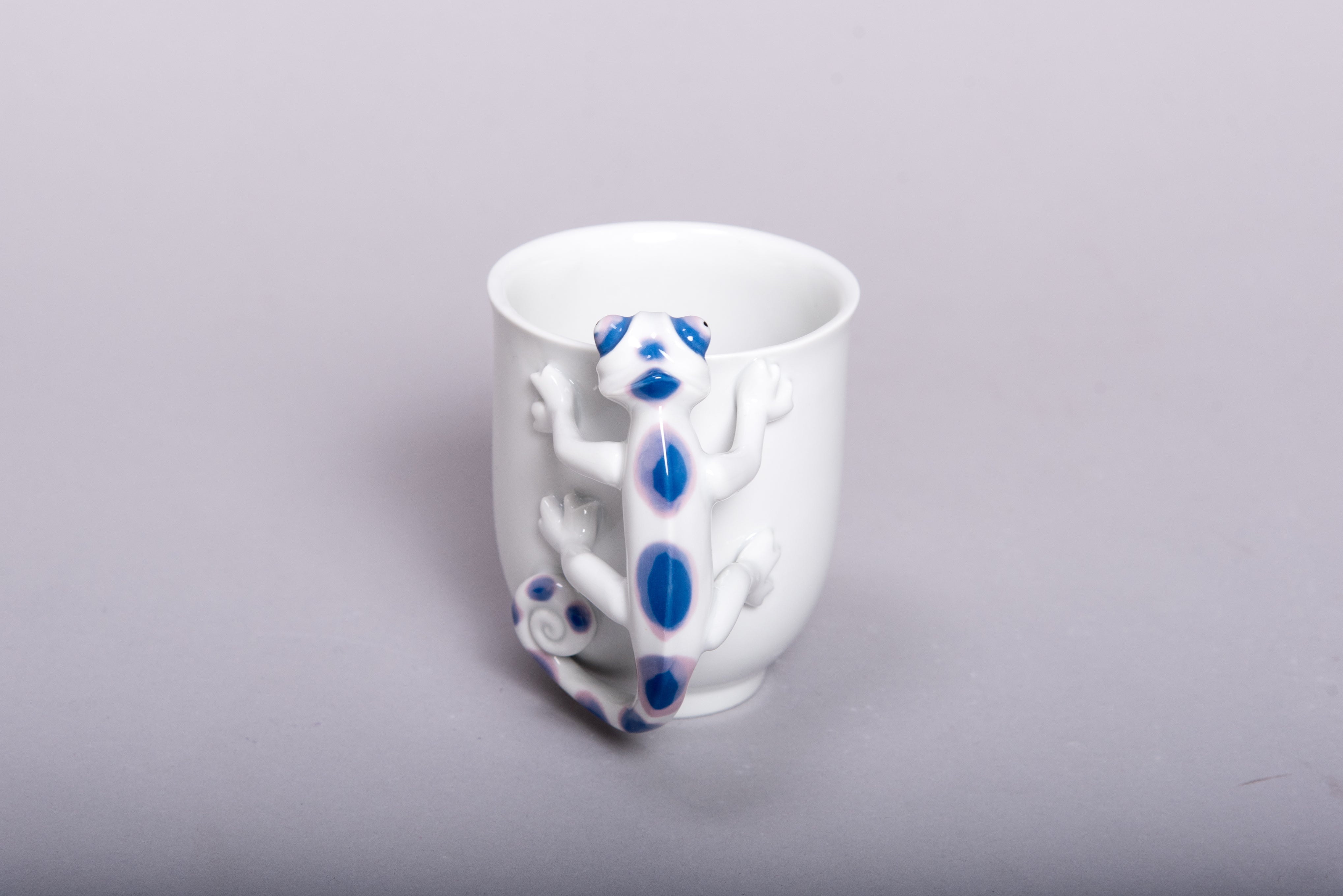 Retro Style Porcelain Cup 'CHAMELEON' l 12oz l